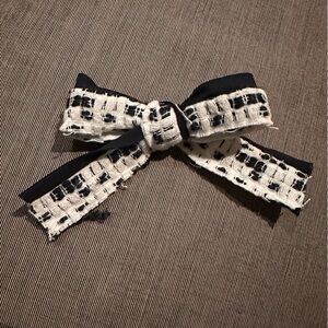 Upcycled tweed bow